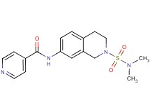 N-{2-[(dimethylamino)sulfonyl]-1,2,3,4-tetrahydro-7-isoquinolinyl}isonicotinamide