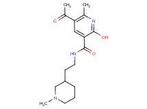 5-acetyl-2-hydroxy-6-methyl-N-[2-(1-methyl-3-piperidinyl)ethyl]nicotinamide