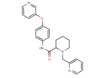 1-(2-pyridinylmethyl)-N-[4-(3-pyridinyloxy)phenyl]-2-piperidinecarboxamide