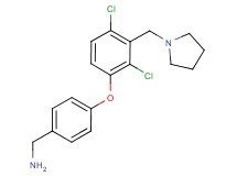 {4-[2,4-dichloro-3-(1-pyrrolidinylmethyl)phenoxy]benzyl}amine dihydrochloride