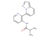 2-methyl-N-(2-pyrazolo[1,5-a]pyridin-7-ylpyridin-3-yl)propanamide