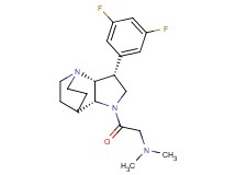 2-[(3R*,3aR*,7aR*)-3-(3,5-difluorophenyl)hexahydro-4,7-ethanopyrrolo[3,2-b]pyridin-1(2H)-yl]-N,N-dimethyl-2-oxoethanamine