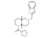 (4aR*,8aS*)-6-(1-benzothien-2-ylmethyl)-1-(tetrahydro-3-furanylcarbonyl)decahydro-1,6-naphthyridine