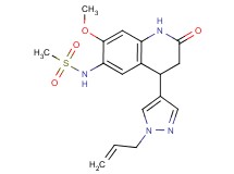 N-[4-(1-allyl-1H-pyrazol-4-yl)-7-methoxy-2-oxo-1,2,3,4-tetrahydroquinolin-6-yl]methanesulfonamide