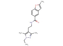 N-[2-(1-ethyl-3,5-dimethyl-1H-pyrazol-4-yl)ethyl]-2-methyl-1-benzofuran-5-carboxamide
