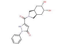 5-{[(3aR*,5R*,6S*,7aS*)-5,6-dihydroxyoctahydro-2H-isoindol-2-yl]carbonyl}-2-phenyl-1,2-dihydro-3H-pyrazol-3-one