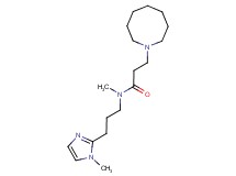 3-azocan-1-yl-N-methyl-N-[3-(1-methyl-1H-imidazol-2-yl)propyl]propanamide