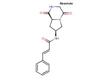(2E)-N-[(7S,8aS)-1,4-dioxooctahydropyrrolo[1,2-a]pyrazin-7-yl]-3-phenylacrylamide
