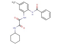 N-[2-(benzoylamino)-5-methylphenyl]-N'-cyclohexylethanediamide