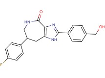 7-(4-fluorophenyl)-2-[4-(hydroxymethyl)phenyl]-5,6,7,8-tetrahydroimidazo[4,5-c]azepin-4(1H)-one