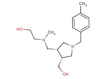 2-[{[(3R*,4R*)-4-(hydroxymethyl)-1-(4-methylbenzyl)pyrrolidin-3-yl]methyl}(methyl)amino]ethanol