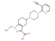 5-[4-(3-cyanopyridin-2-yl)piperazin-1-yl]-1-ethyl-4,5,6,7-tetrahydro-1H-indazole-3-carboxylic acid