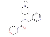 1-methyl-N-[2-(4-morpholinyl)-2-oxoethyl]-N-(3-pyridinylmethyl)-4-piperidinamine