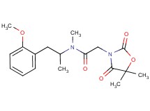2-(5,5-dimethyl-2,4-dioxo-1,3-oxazolidin-3-yl)-N-[2-(2-methoxyphenyl)-1-methylethyl]-N-methylacetamide
