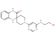 1-{6-[(2-hydroxyethyl)amino]-4-pyrimidinyl}-1',4'-dihydro-3'H-spiro[piperidine-4,2'-quinoxalin]-3'-one