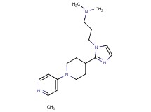 N,N-dimethyl-3-{2-[1-(2-methylpyridin-4-yl)piperidin-4-yl]-1H-imidazol-1-yl}propan-1-amine