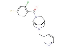(1S*,5R*)-6-(2-chloro-4-fluorobenzoyl)-3-(pyridin-3-ylmethyl)-3,6-diazabicyclo[3.2.2]nonane