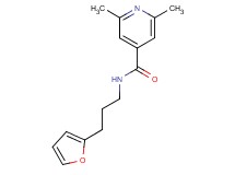 N-[3-(2-furyl)propyl]-2,6-dimethylisonicotinamide