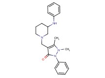 4-[(3-anilino-1-piperidinyl)methyl]-1,5-dimethyl-2-phenyl-1,2-dihydro-3H-pyrazol-3-one