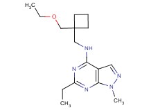 N-{[1-(ethoxymethyl)cyclobutyl]methyl}-6-ethyl-1-methyl-1H-pyrazolo[3,4-d]pyrimidin-4-amine
