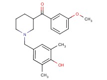 [1-(4-hydroxy-3,5-dimethylbenzyl)-3-piperidinyl](3-methoxyphenyl)methanone
