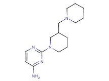 2-[3-(1-piperidinylmethyl)-1-piperidinyl]-4-pyrimidinamine