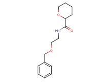 N-[2-(benzyloxy)ethyl]tetrahydro-2H-pyran-2-carboxamide