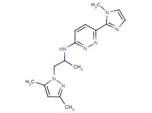 N-[2-(3,5-dimethyl-1H-pyrazol-1-yl)-1-methylethyl]-6-(1-methyl-1H-imidazol-2-yl)pyridazin-3-amine