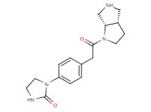 1-(4-{2-[rel-(3aS,6aS)-hexahydropyrrolo[3,4-b]pyrrol-1(2H)-yl]-2-oxoethyl}phenyl)-2-imidazolidinone hydrochloride