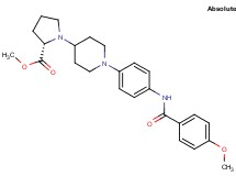 methyl 1-(1-{4-[(4-methoxybenzoyl)amino]phenyl}-4-piperidinyl)-L-prolinate