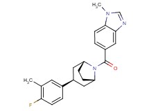 5-{[(3-endo)-3-(4-fluoro-3-methylphenyl)-8-azabicyclo[3.2.1]oct-8-yl]carbonyl}-1-methyl-1H-benzimidazole