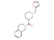 6-{[1-(2-furylmethyl)-3-piperidinyl]carbonyl}-5,6,7,8-tetrahydro-1,6-naphthyridine