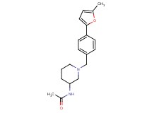 N-{1-[4-(5-methyl-2-furyl)benzyl]piperidin-3-yl}acetamide