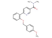 6-{2-[(4-methoxybenzyl)oxy]phenyl}-N,N-dimethylnicotinamide