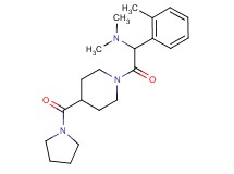 N,N-dimethyl-1-(2-methylphenyl)-2-oxo-2-[4-(1-pyrrolidinylcarbonyl)-1-piperidinyl]ethanamine
