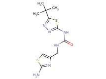 N-[(2-amino-1,3-thiazol-4-yl)methyl]-N'-(5-tert-butyl-1,3,4-thiadiazol-2-yl)urea