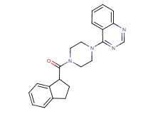 4-[4-(2,3-dihydro-1H-inden-1-ylcarbonyl)-1-piperazinyl]quinazoline