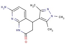 7-amino-4-(1,3,5-trimethyl-1H-pyrazol-4-yl)-3,4-dihydro-1,8-naphthyridin-2(1H)-one