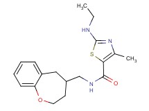 2-(ethylamino)-4-methyl-N-(2,3,4,5-tetrahydro-1-benzoxepin-4-ylmethyl)-1,3-thiazole-5-carboxamide