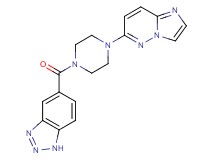 5-[(4-imidazo[1,2-b]pyridazin-6-ylpiperazin-1-yl)carbonyl]-1H-1,2,3-benzotriazole