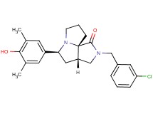 (3aS*,5S*,9aS*)-2-(3-chlorobenzyl)-5-(4-hydroxy-3,5-dimethylphenyl)hexahydro-7H-pyrrolo[3,4-g]pyrrolizin-1(2H)-one