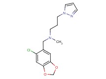 N-[(6-chloro-1,3-benzodioxol-5-yl)methyl]-N-methyl-3-(1H-pyrazol-1-yl)propan-1-amine
