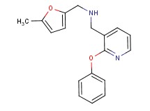 1-(5-methyl-2-furyl)-N-[(2-phenoxy-3-pyridinyl)methyl]methanamine