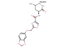 N~2~-({2-[(1,3-benzodioxol-5-yloxy)methyl]-1,3-oxazol-4-yl}carbonyl)-L-leucinamide