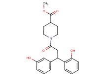 methyl 1-[3-(2-hydroxyphenyl)-3-(3-hydroxyphenyl)propanoyl]-4-piperidinecarboxylate