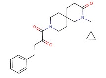 2-(cyclopropylmethyl)-9-(2-oxo-4-phenylbutanoyl)-2,9-diazaspiro[5.5]undecan-3-one