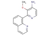3-methoxy-2-quinolin-8-ylpyridin-4-amine