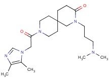 2-[3-(dimethylamino)propyl]-9-[(4,5-dimethyl-1H-imidazol-1-yl)acetyl]-2,9-diazaspiro[5.5]undecan-3-one