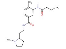 3-(butyrylamino)-4-methyl-N-[2-(1-methylpyrrolidin-2-yl)ethyl]benzamide