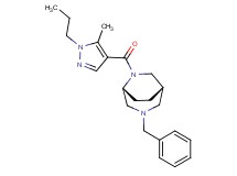 (1S*,5R*)-3-benzyl-6-[(5-methyl-1-propyl-1H-pyrazol-4-yl)carbonyl]-3,6-diazabicyclo[3.2.2]nonane